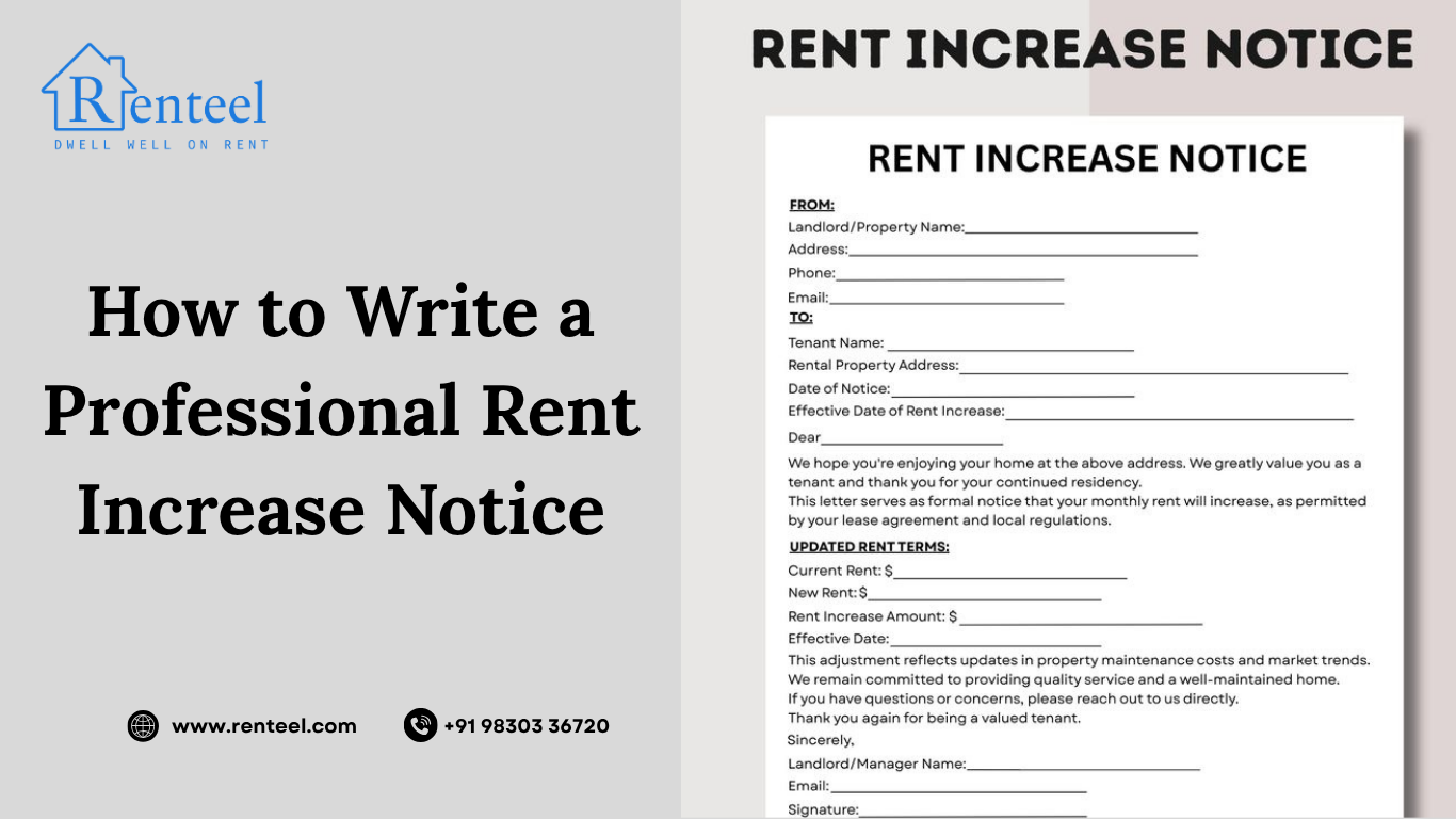 How to Write a Professional Rent Increase Notice