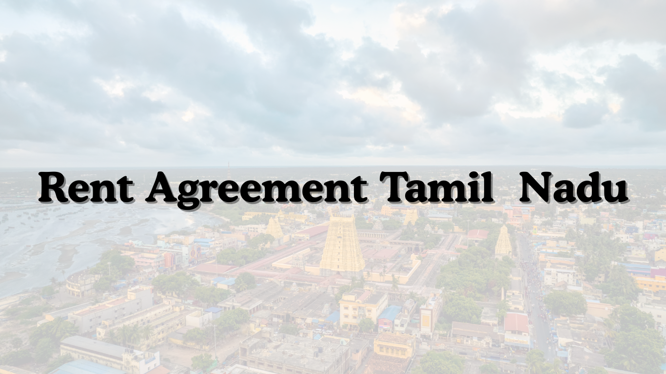 Rent Agreement in Tamilnadu