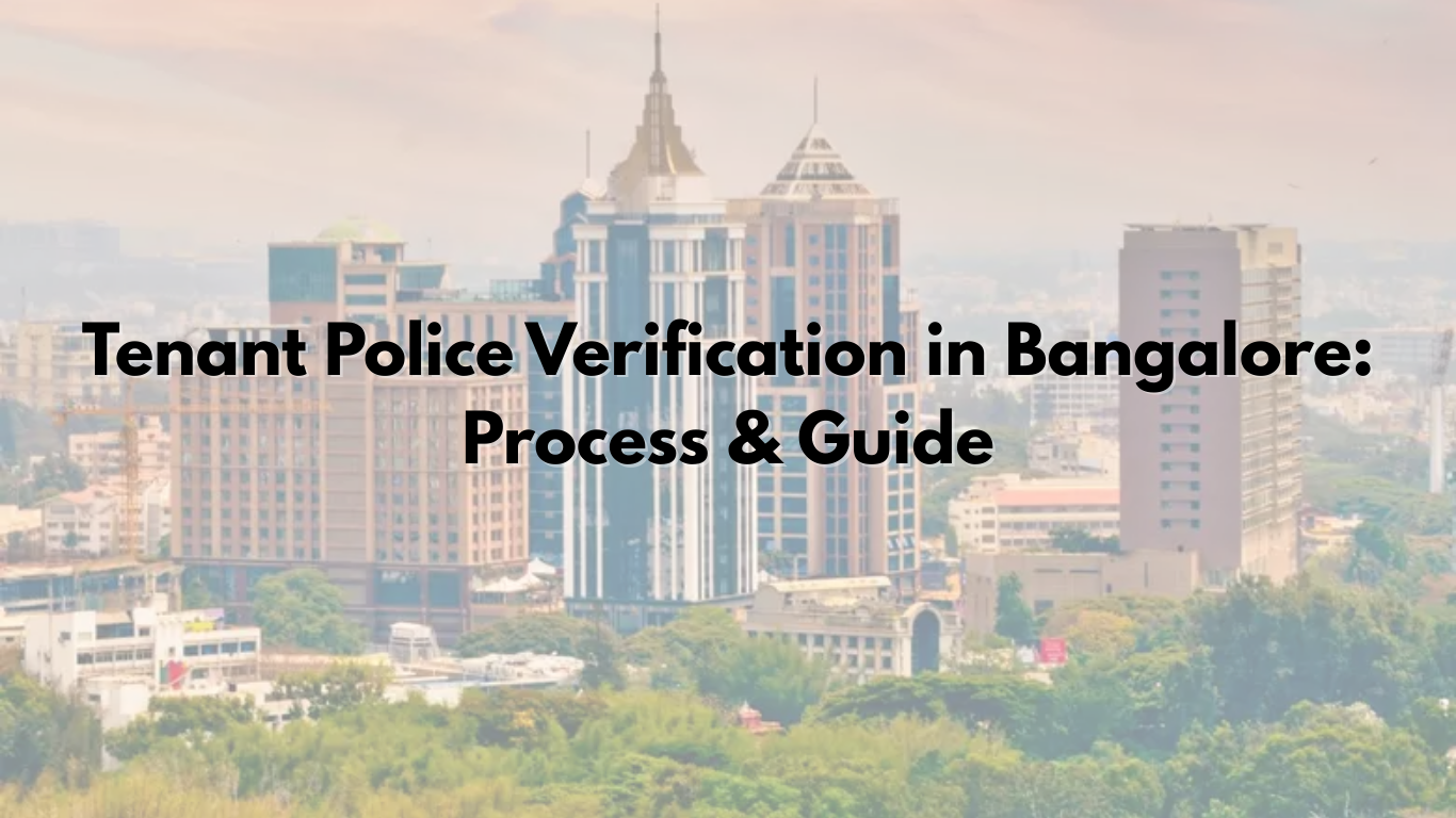 Tenant Police Verification in Bangalore